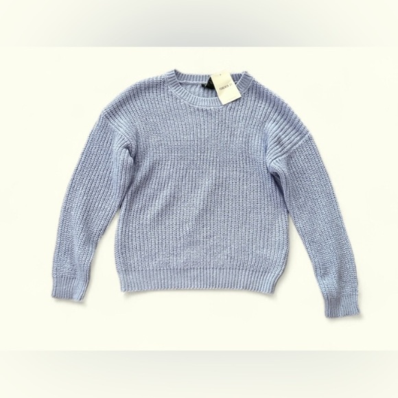 Forever 21 Sweaters - Forever 21 Reverse Knit Sweater Blue Size 11/12 (teen girls) with tags